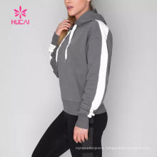 OEM Service Gym Cotton Spandex Classical Sports Hoodie for Women